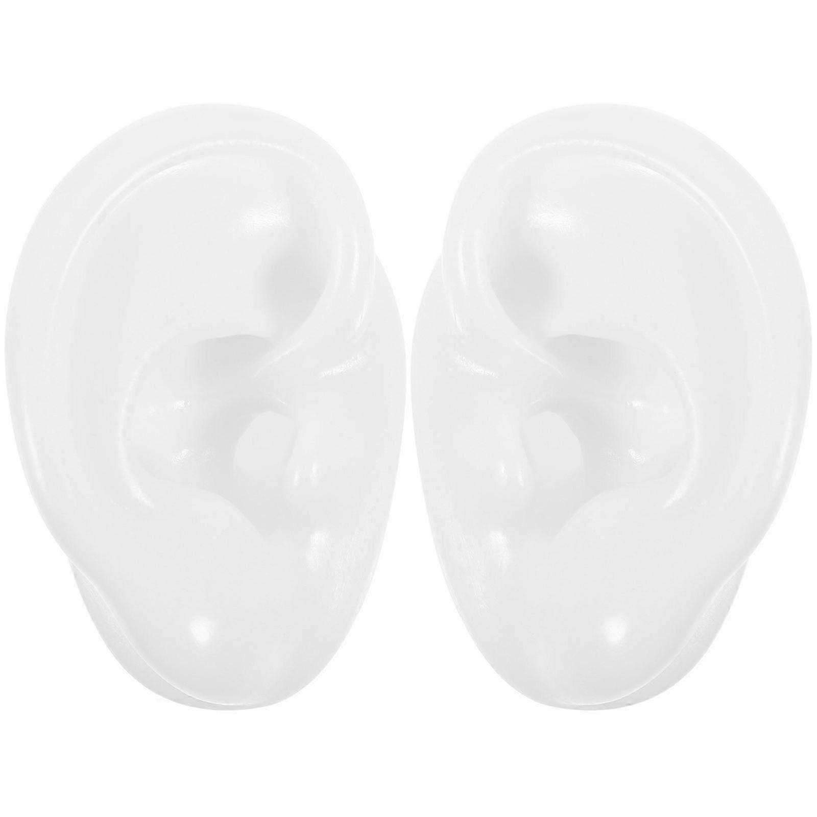 1 Pair Ear Shape Simulation Mold Creative Teaching Model for Ear Cleaning