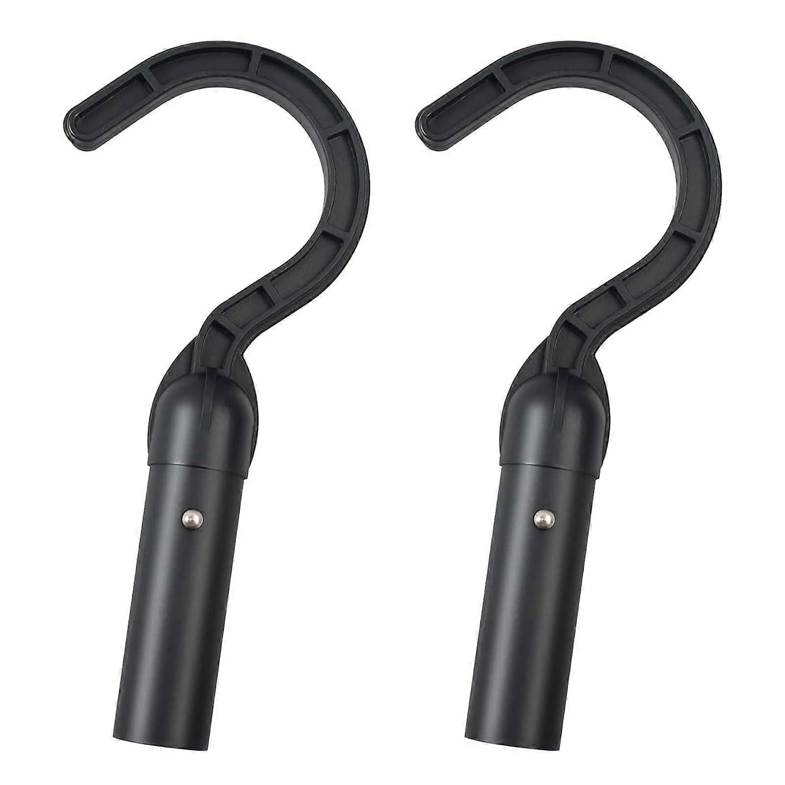 Universal Robotic Pool Cleaner Hook for Telescopic Poles, Durable ABS Accessory 2 Pack