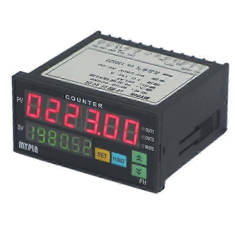 Mini Length Meter with Preset Relay Output, 90-260V Counting Solution for Practical Use