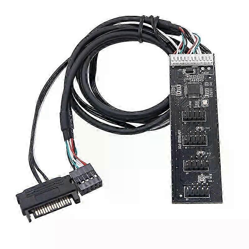 USB20 Header Splitter 9 Pin 1 To 4 Extension Hub Splitter With Interface Cable For PC Mainboard Adapter