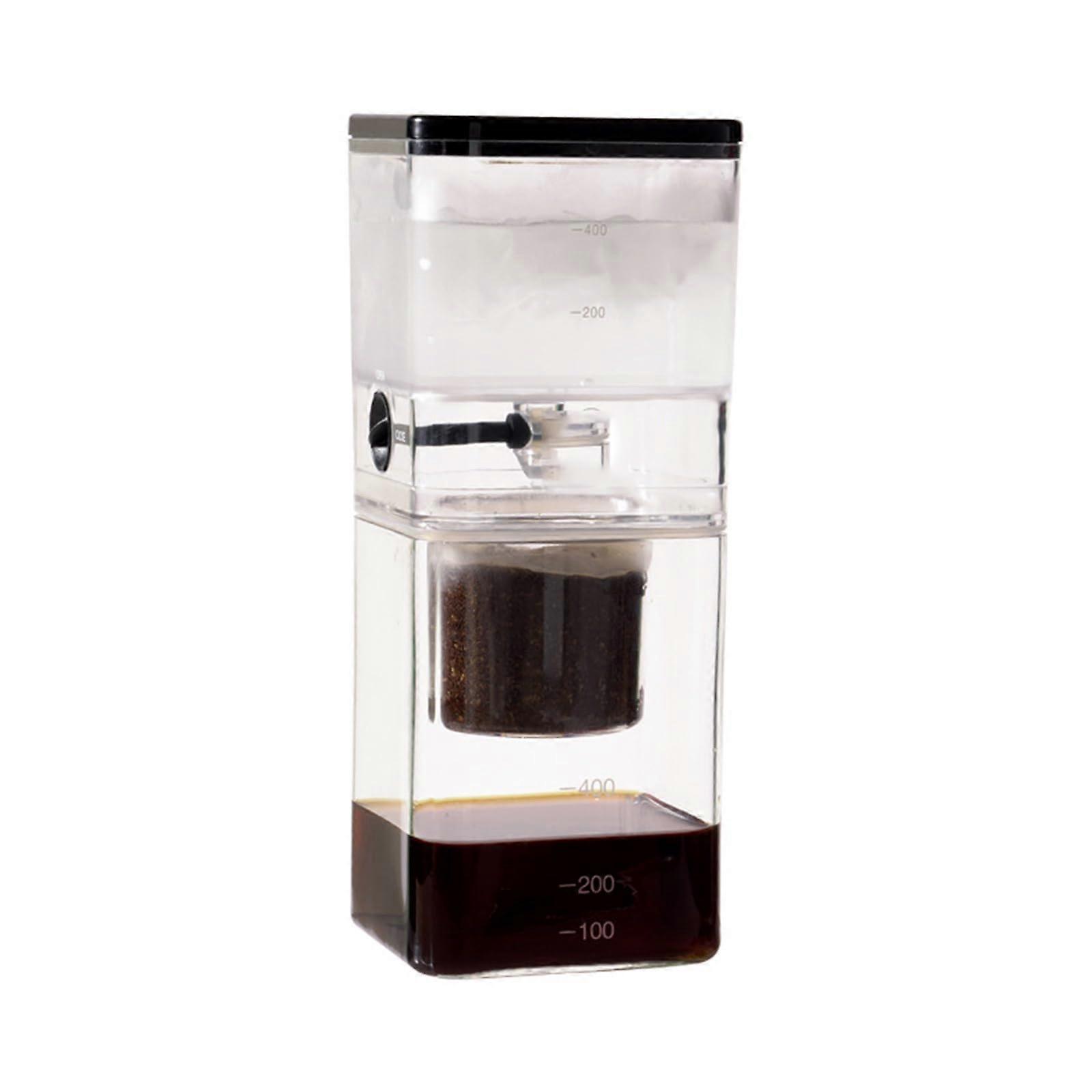 Cold Brew Coffee Maker Drip Tower with Precise Flow Control, Stainless Filter, Heat Resistant for Home Office