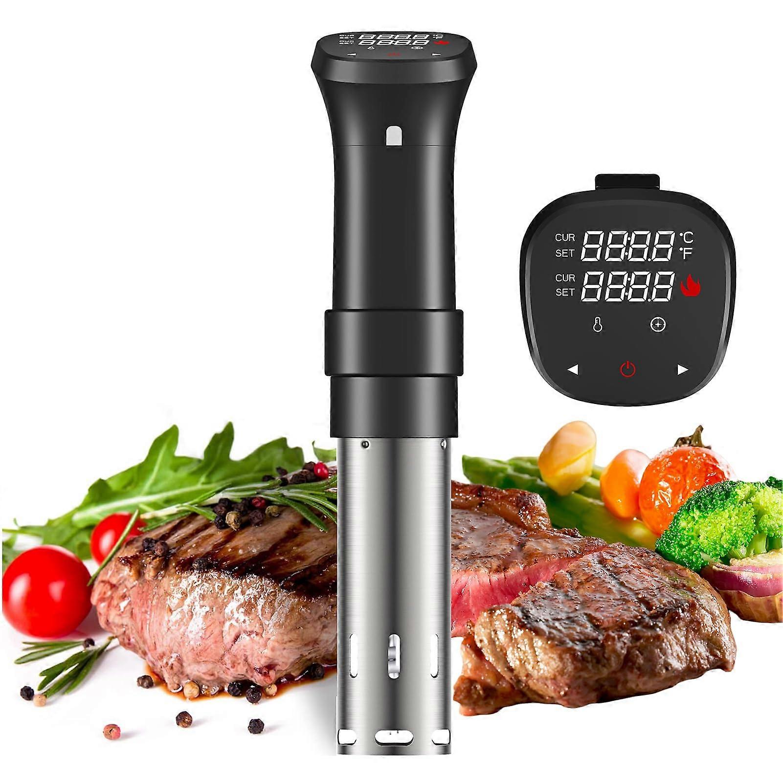 1100W Sous Vide Cooker Waterproof Immersion Circulator with Smart App Control and Precise Temperature