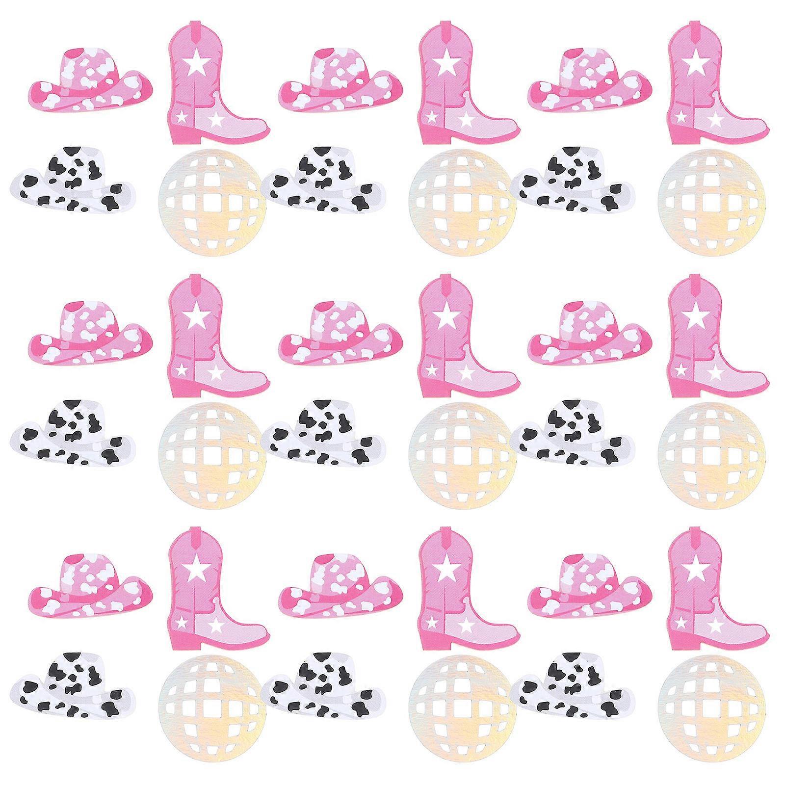 Party Accessory Disco Ball Paper Cutouts for Decoration 100Pcs