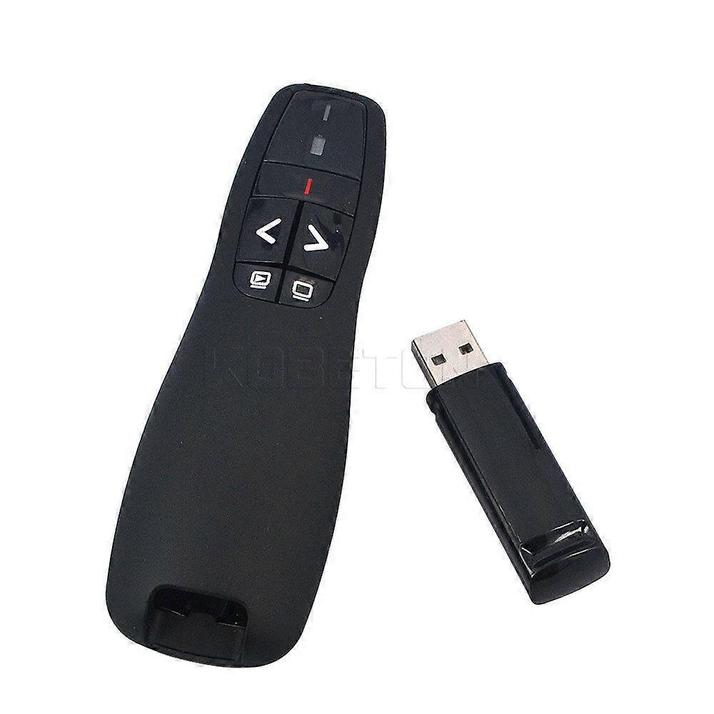 2.4GHz Wireless Presenter USB Power Point Presenter Remote Control Red Laser Pen PPT Flip Pen Pointer