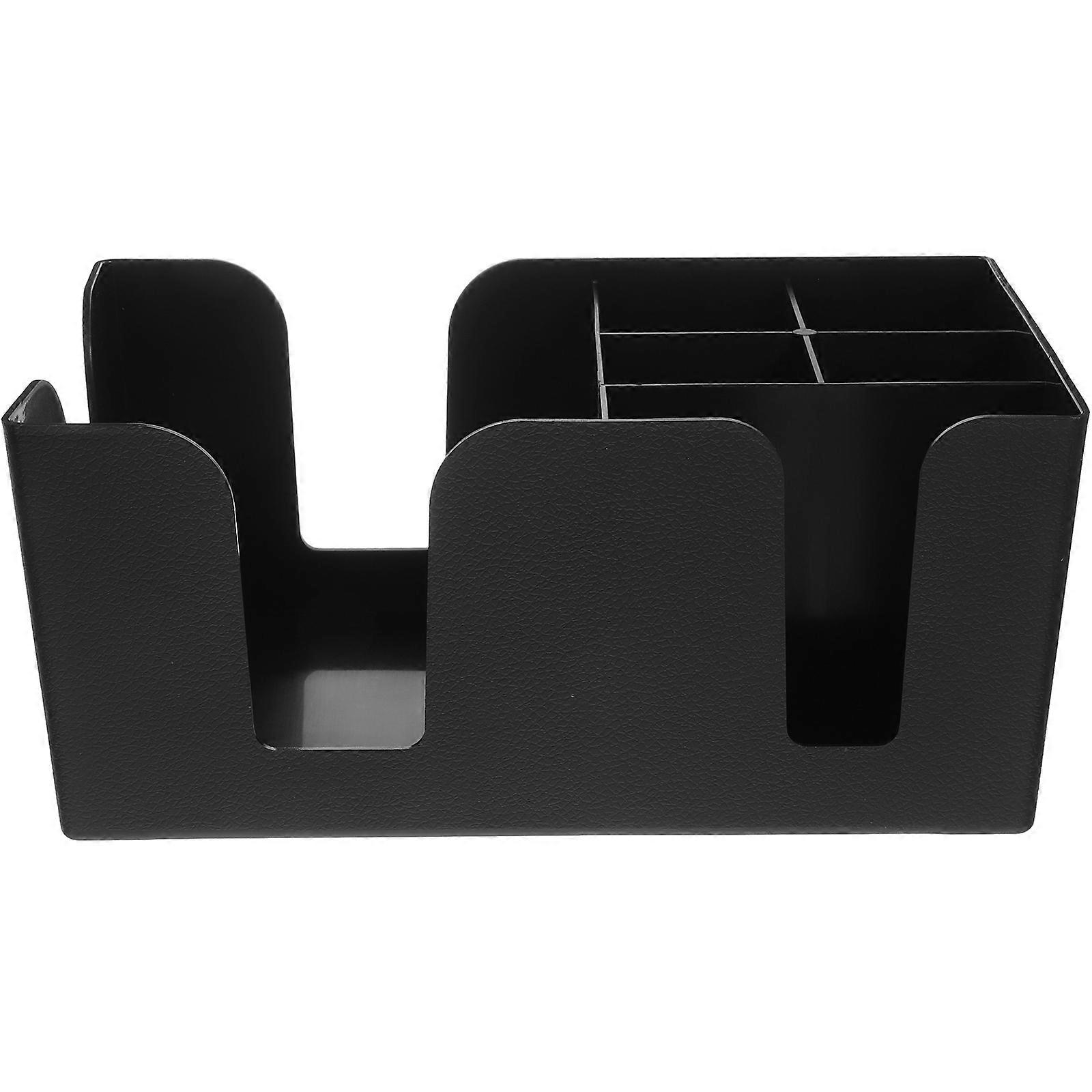 Coffee Organizer Tea Bag Storage Box for Storage Black PP Material