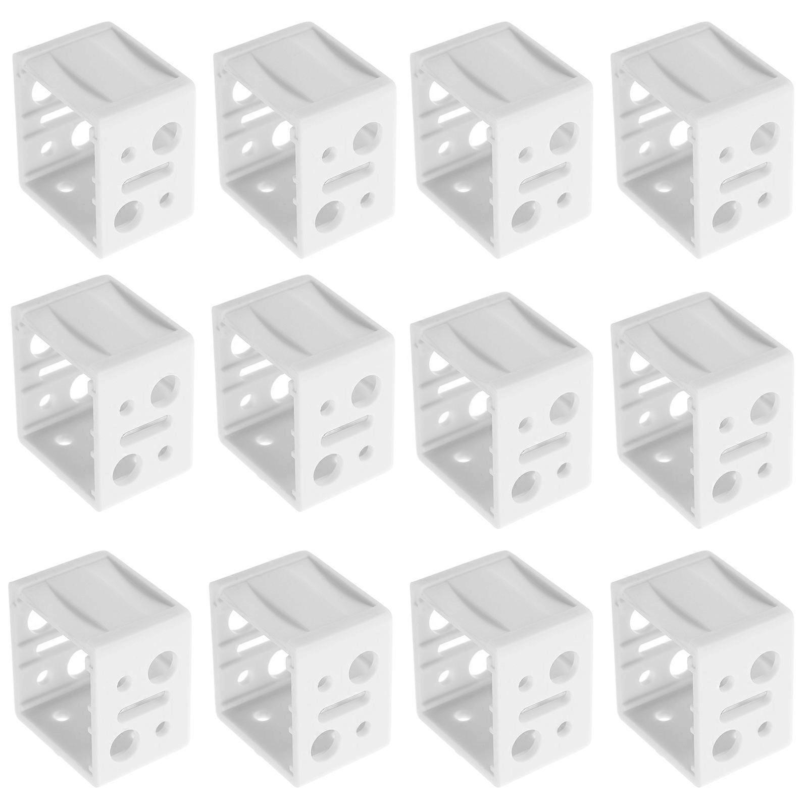 Curtain Installation Bracket Support for Roller Blind Use 12Pcs Pack