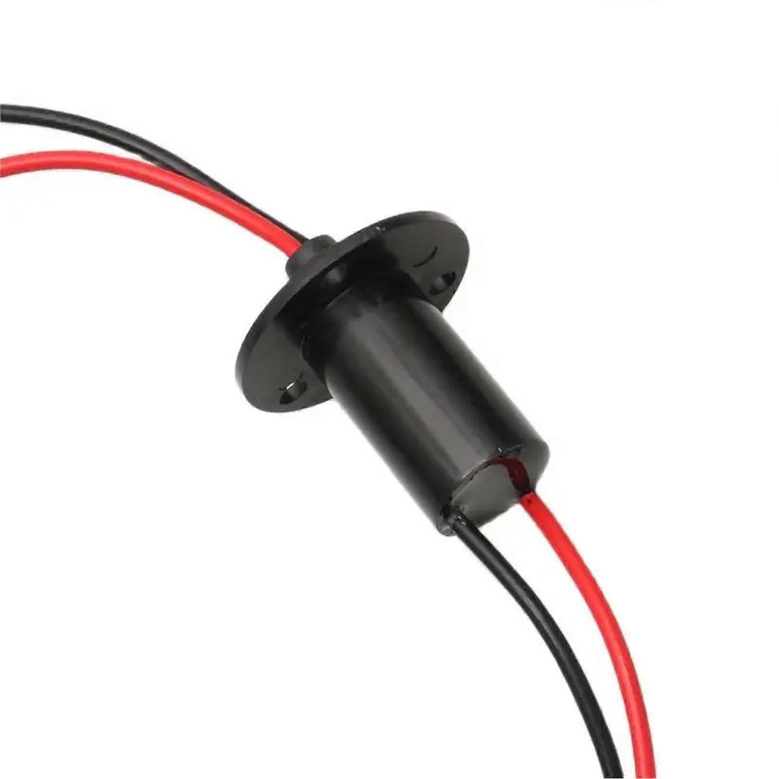 22mm  Current Slip Ring 30A 2CH Continuous Power Transfer Electrical Rotary Connector for RC