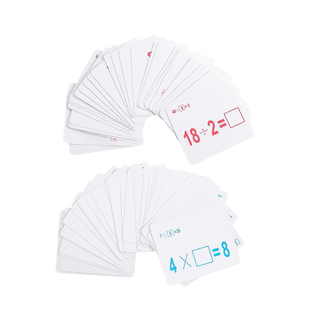 Early Learning Cards Kids Math Toy for Intelligence with 162Pcs