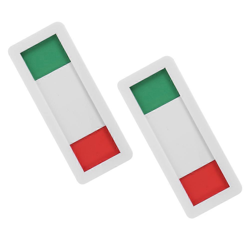 Privacy Slider Door Indicator Open Closed Slide Door Sign 8Pcs