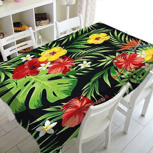 Tablecloth Style 1235 Anti-Stain Waterproof Rectangular Kitchen Dining Table Home Decoration
