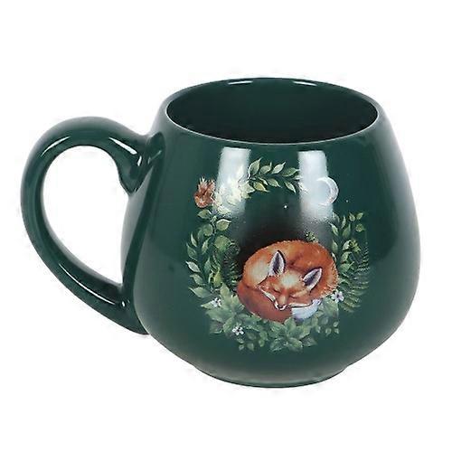 Something Different Sleeping Fox Rounded Mug