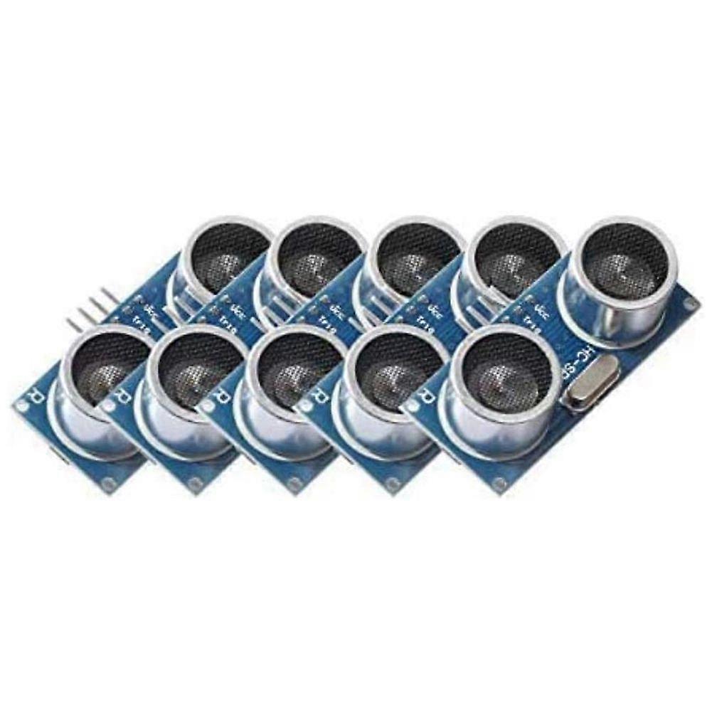 5Pcs HC-SR04 Ultrasonic Sensor, Distance Sensor with Ultrasonic Transmitter and Receiver Module for Ar-Duino UNO