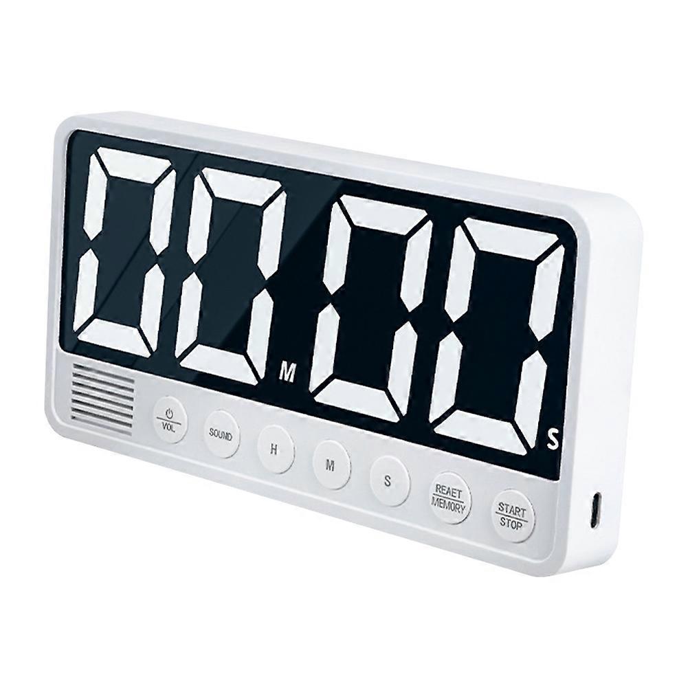 Digital Timer USB Rechargeable Count UP/Down Timer LED Display Cooking Timer Gym Workout Timer Kitchen Accessories