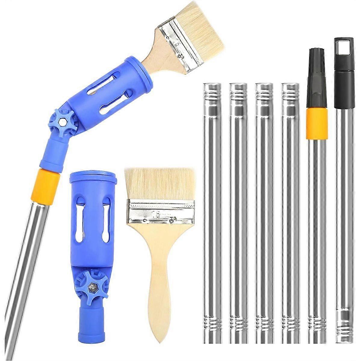 Multiangle Paint Brush Extender Holder Extendable Paint Brush,Universal Brush Extender Tool,for Most Rollers Brushes