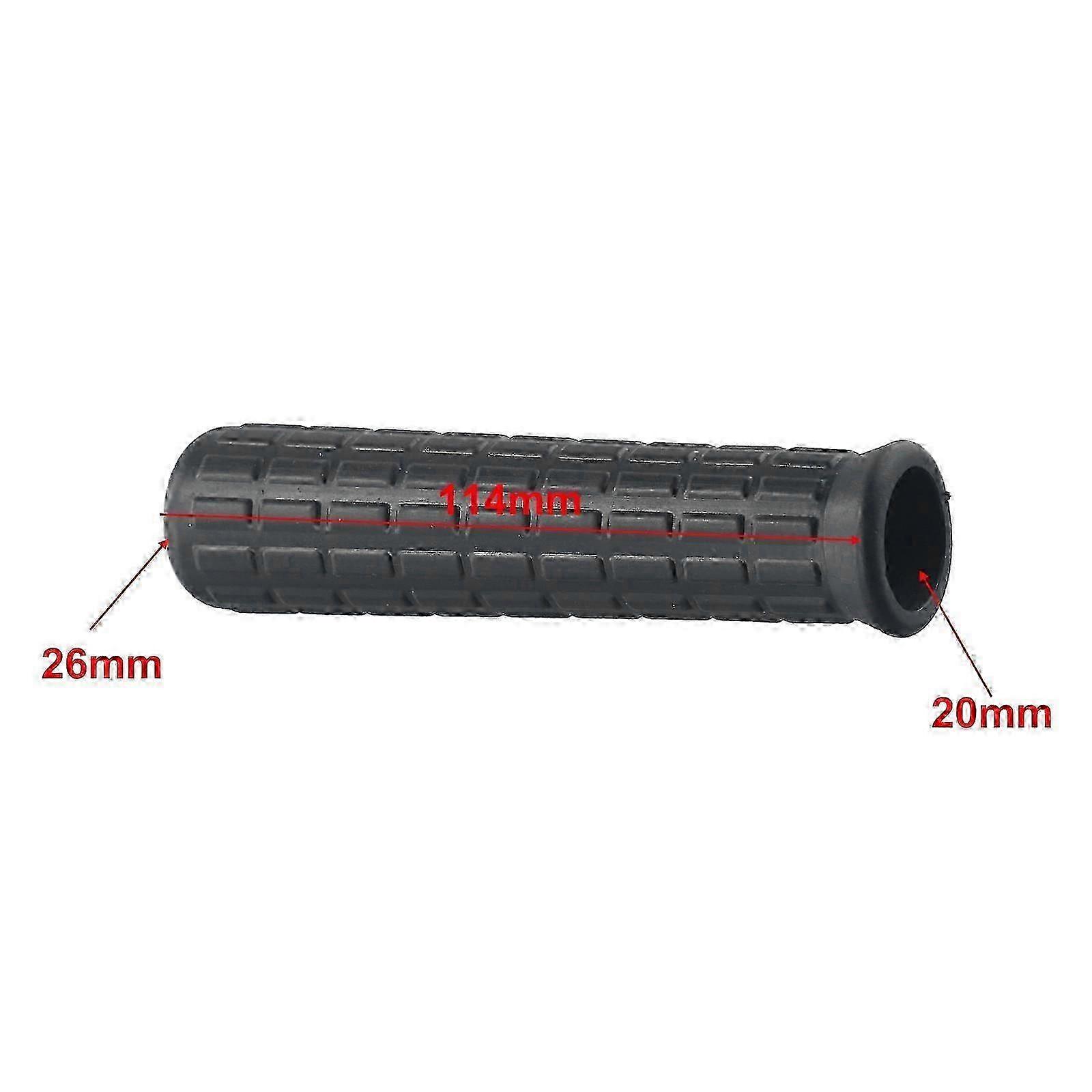 2pcs Rubber Handles 2x Barrow Handle Round Tubes Tool