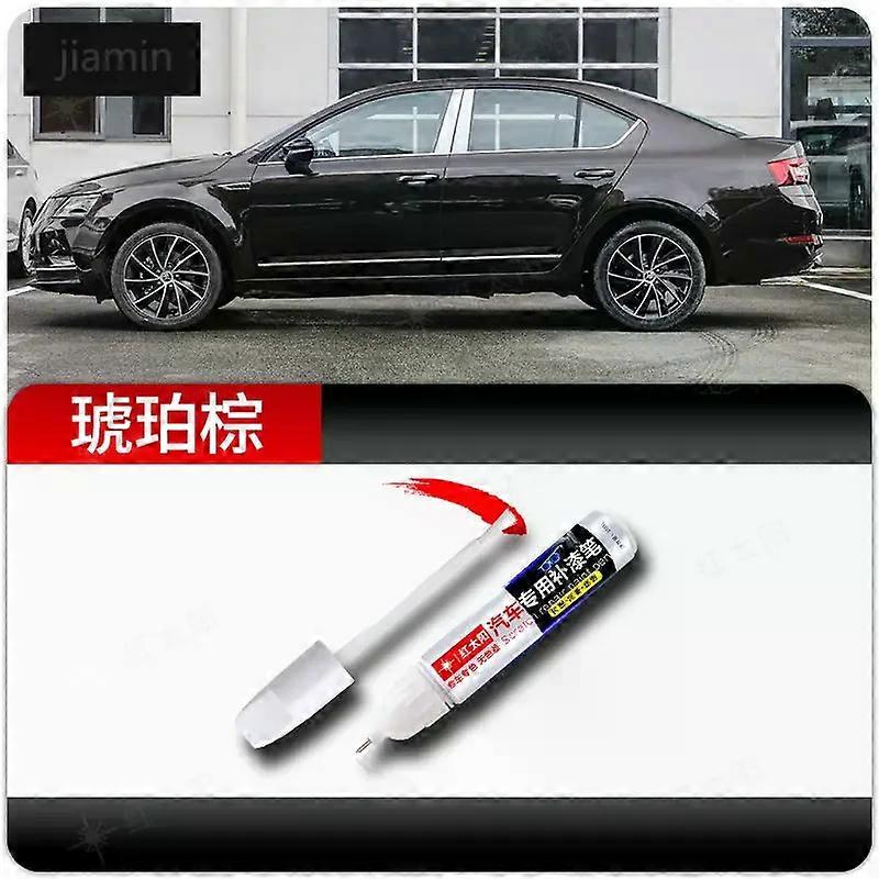 Stylo correcteur de rayures pour peinture automobile Artifact Crystal White Original pour Skoda Octavia Mystery Black Spot
