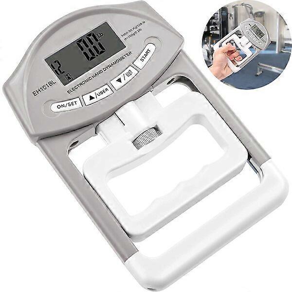 Electronic Grip Strength Meter with High-Precision Strain Gauge & Memory Recall Function