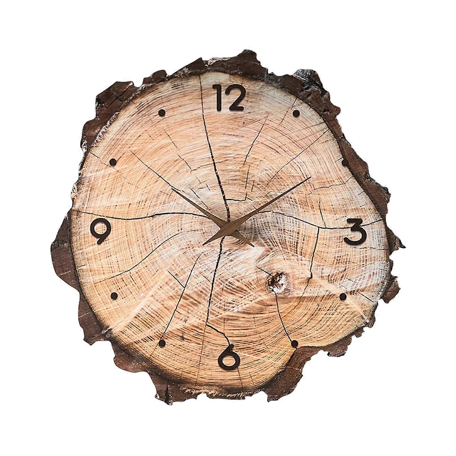 Wall Hanging Clock Wall Ornament Simple Round Creative Decorative Clock Silent