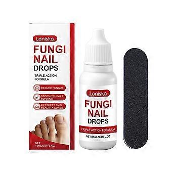 Laniska Nail Care Drops Mild Herbal Essence Nourish Nail Surface Shiny Smooth Daily Care Solution