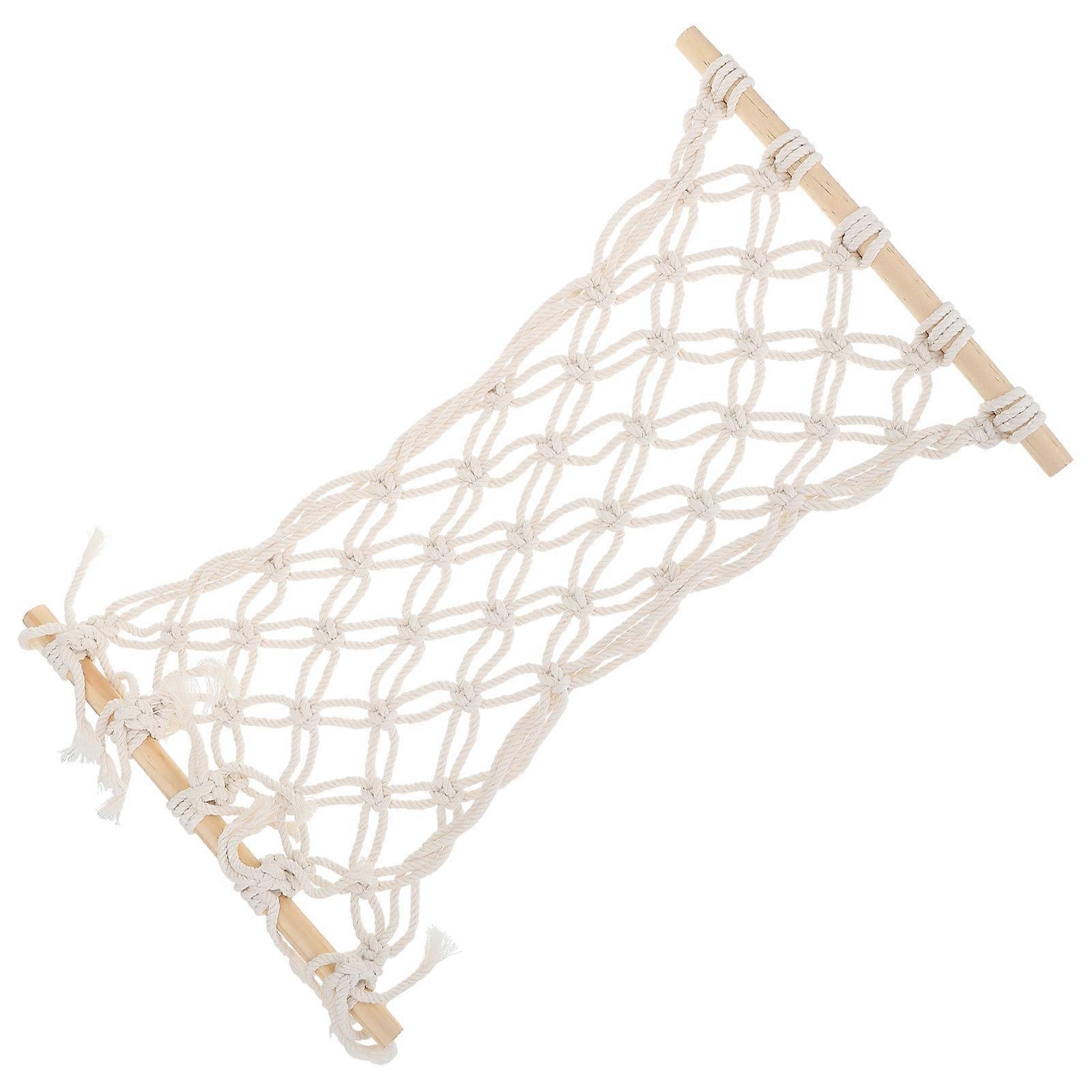 White Fruit Hammock Hanging Macrame for Vegetable Storage 1Pcs