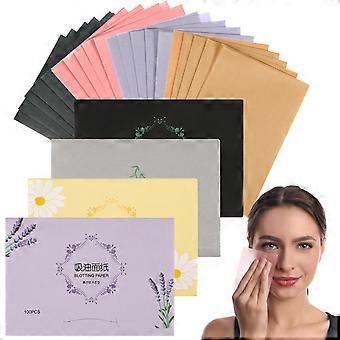 Facial Oil Blotting Paper Beaupretty for Oil Absorbing 500Pcs Assorted Colors