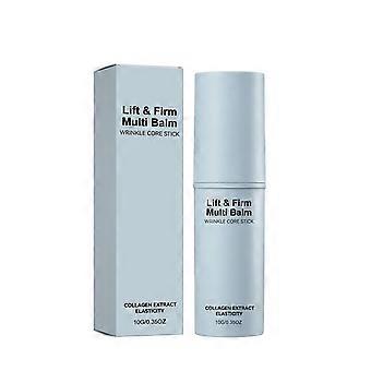 Lift & Firm Multi Balm Stick med kollagenekstrakt, multieffekt øye- og ansiktsrynkepleiestift, lett fuktighetsgivende balsam for daglig hydrering og e