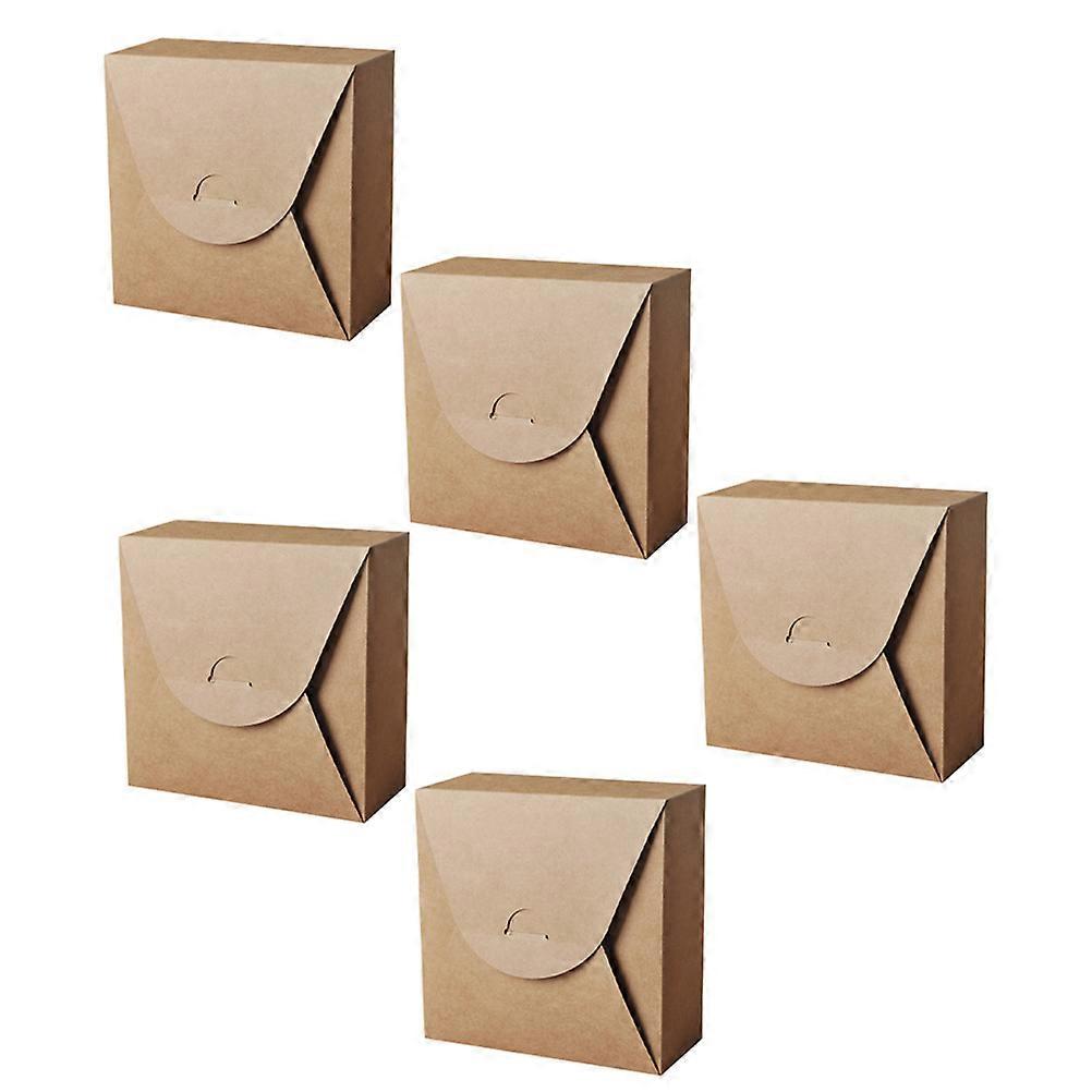 Cake Packing Boxes Portable Cake Holders for Storage 10Pcs Brown