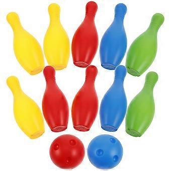 Toddler Bowling Set Plastic Bowling Pins for Kids 2Sets Outdoor Game