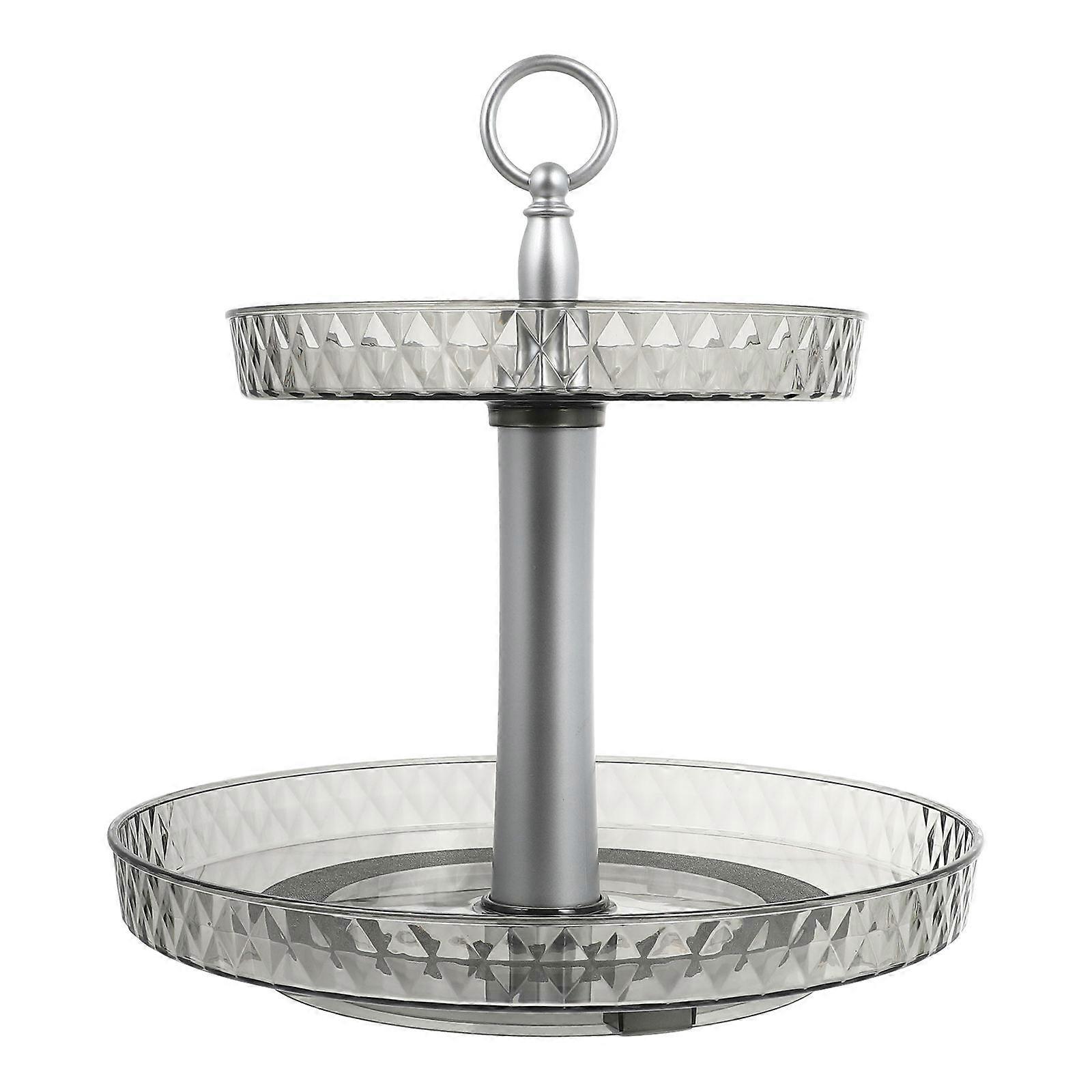 Round Storage Rack Rotatable Multipurpose Shelf for Storage 1Pcs