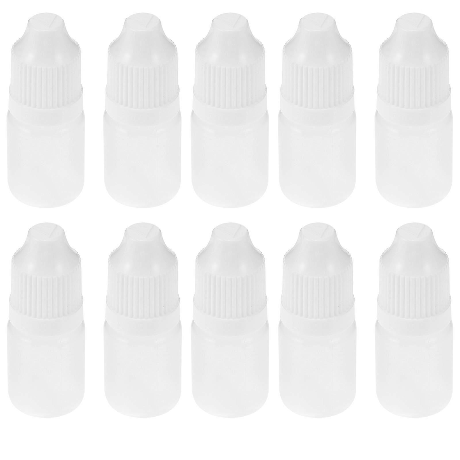 Plastic Squeezable Dropper Bottles for Storage Use Eye Liquid 20Pcs