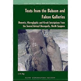 Texts From The Baboon And Falcon Galleries Demotic Hieroglyphic And Greek Ins - John D. Ray - Paperback - en Book