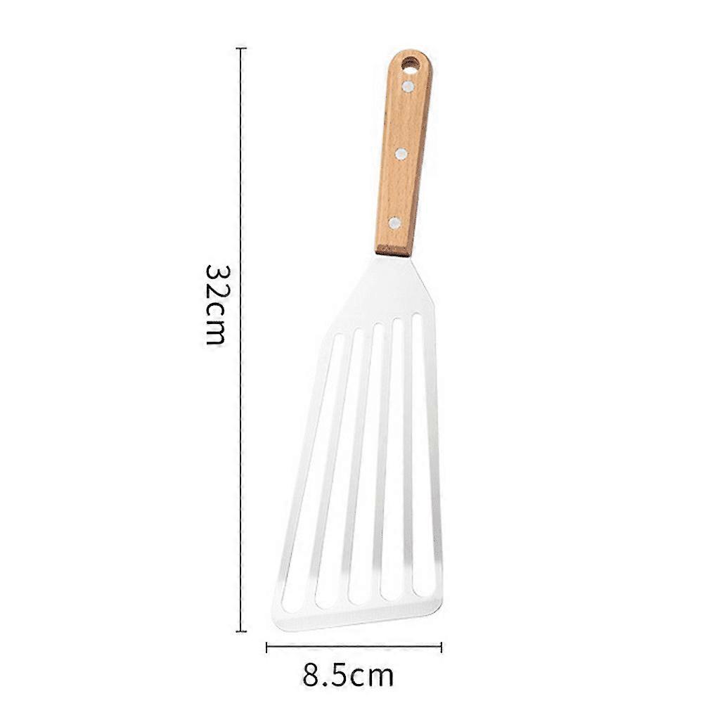 Fischspatel mit Holzgriff, mit Holzgriff