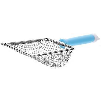 Stainless Steel Cat Litter Scoop for Easy Sifting Sky-Blue
