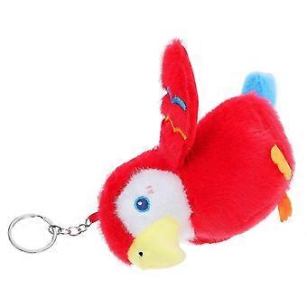 Parrot Plush Keychain, Soft Durable Cartoon Bag Charm for Kids