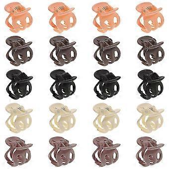 Durable Hair Clips 4 Sets Heart Shape Mini Claw Clips compatible with Women 40Pcs compatible with Everyday Use
