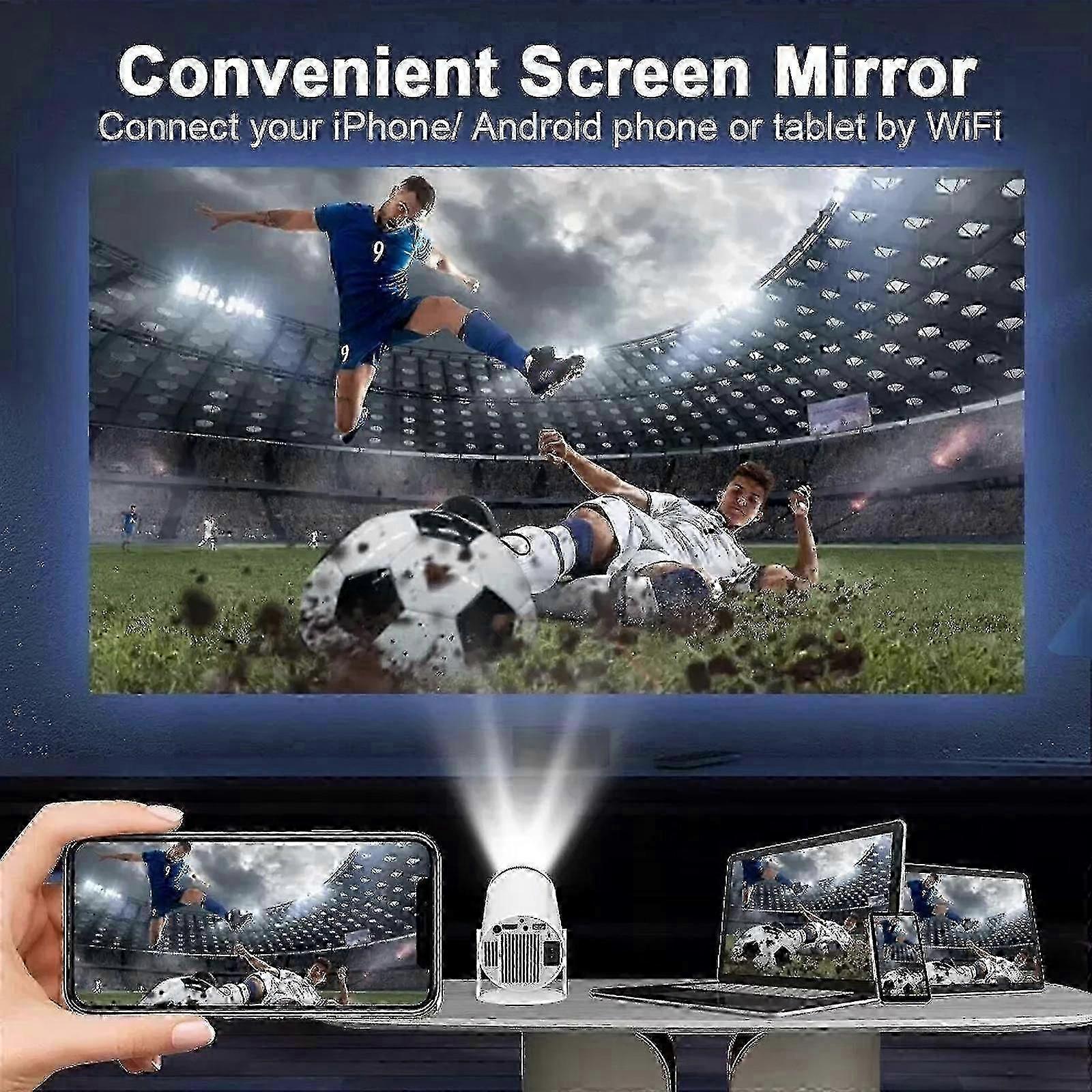 5G Bluetooth Projector compatible with Office Home 4K HD LED Android USB