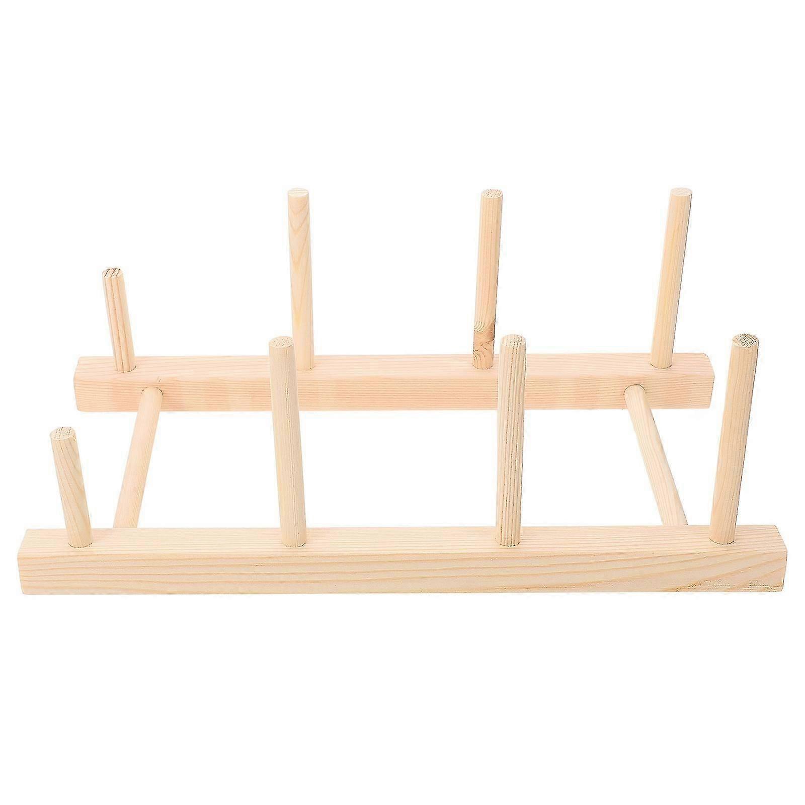 Rotating Thread Holder Thread Spool Storage Brown Color 1Pcs