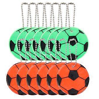 Fußball-Hängedeko, reflektierende Taschen, Hängeornament für 12 Partygeschenke