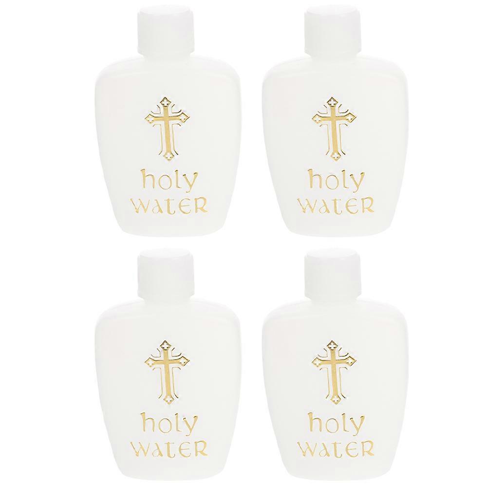 Holy Water Bottle Pattern for Decoration 4Pcs Bottle Set
