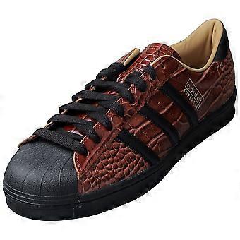Baskets unisexes adidas Superstar Vintage marron et noir