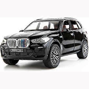 2025 1:32 Compatible for BMW X5 SUV Model Car Toy Zinc Alloy Pull Back Toy Car with Sound and Light for Kids Boy Girl Gift