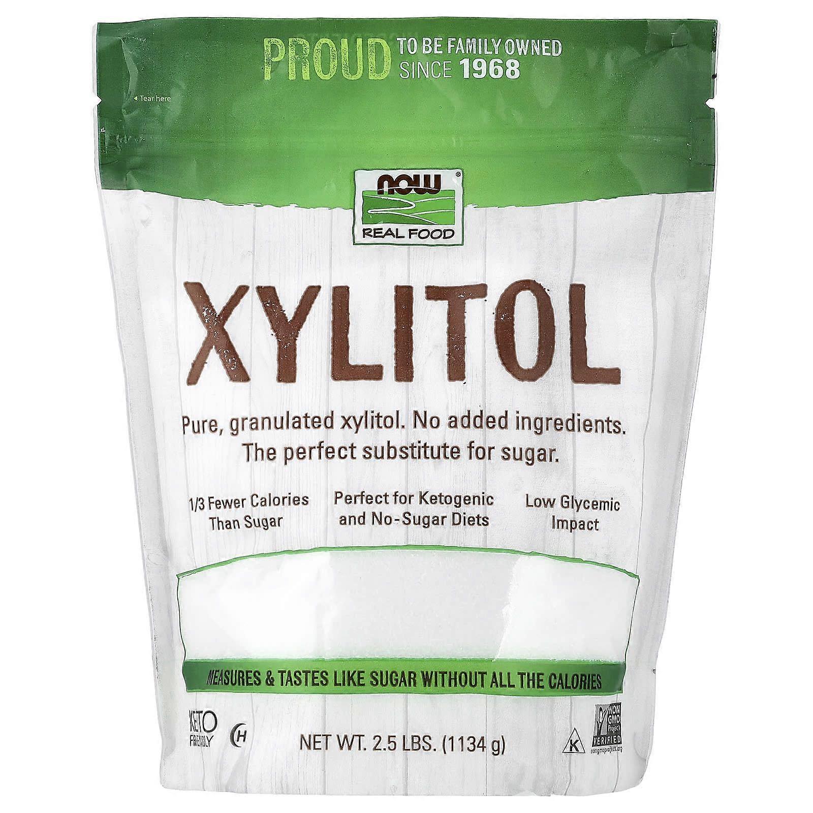 NOW Foods, Real Food, Xylitol, 2.5 lbs (1134 g)
