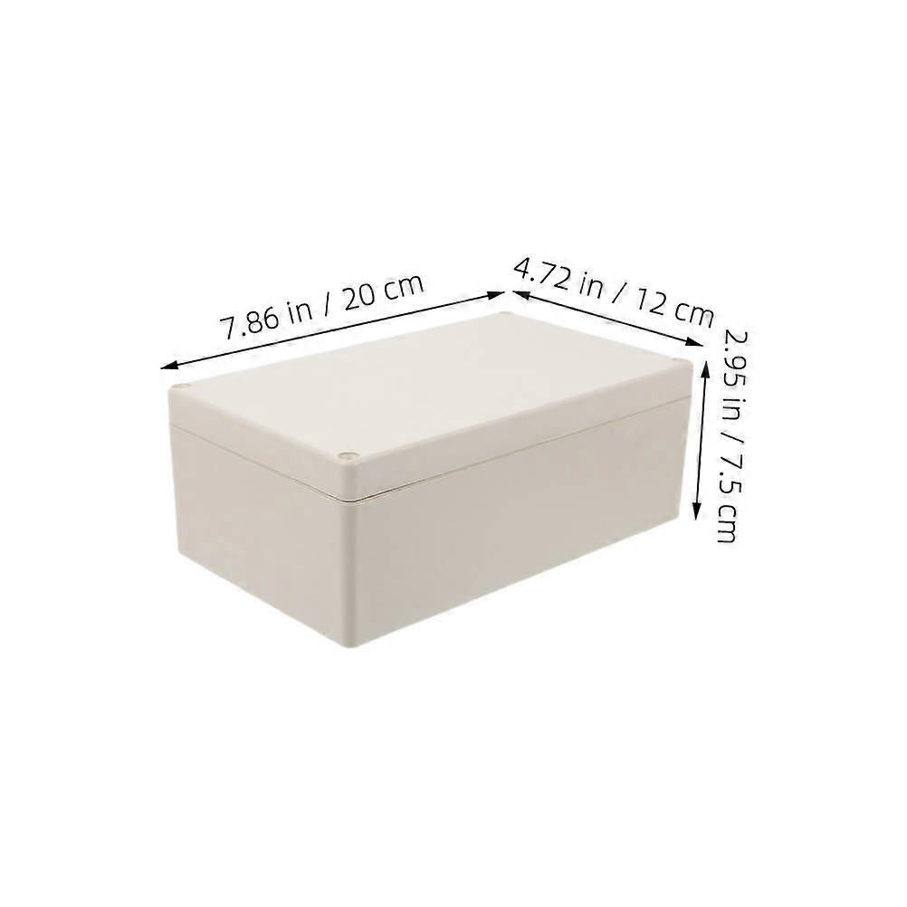 Outdoor Junction Box Waterproof Plastic Electrical Box for Storage 2Pcs