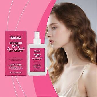 Anti-Frizz Shield Ultimate Blowout Spray, Grow Long - Smooth, Shiny Hair in High Humidity - Heat Protectant - 150ml