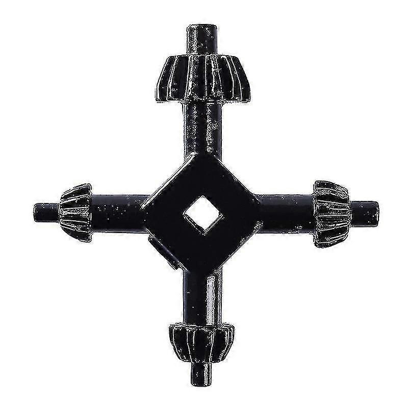 Black Four Head Key Multi-function Electric Drill Keys
