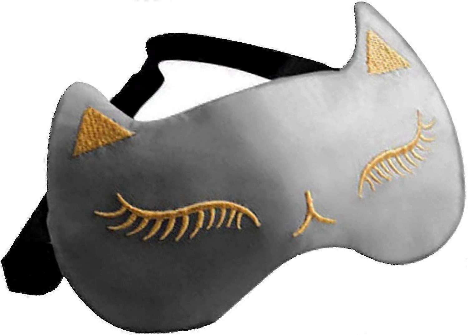 Sleep Mask & BlindfoldSuper-Smooth Eye Mask compatible with SleepingWith Adjustable Strap