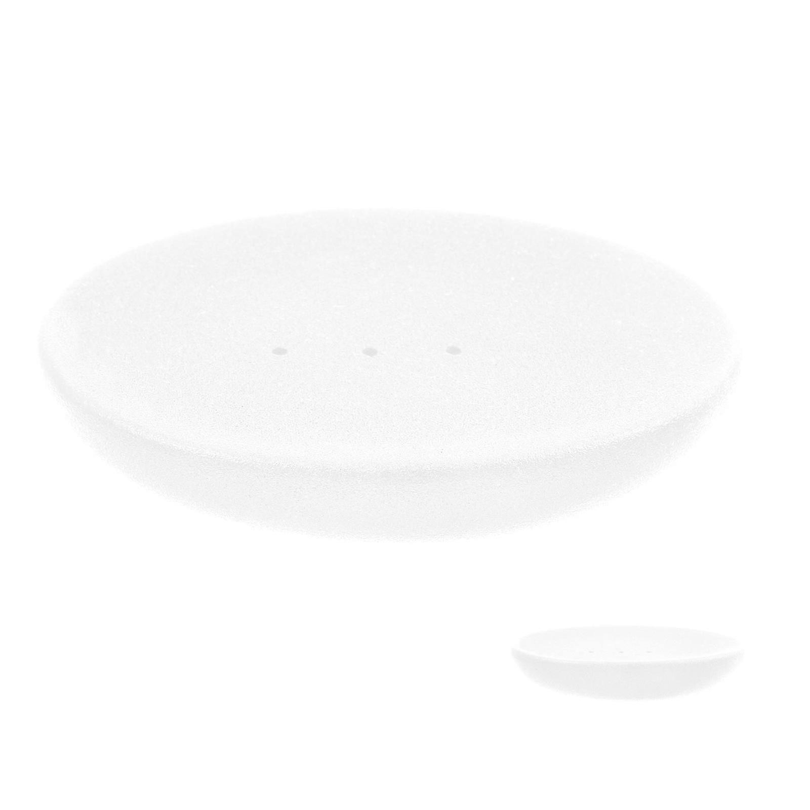Portable Soap Container Ceramic Soap Dish for Storage White Use