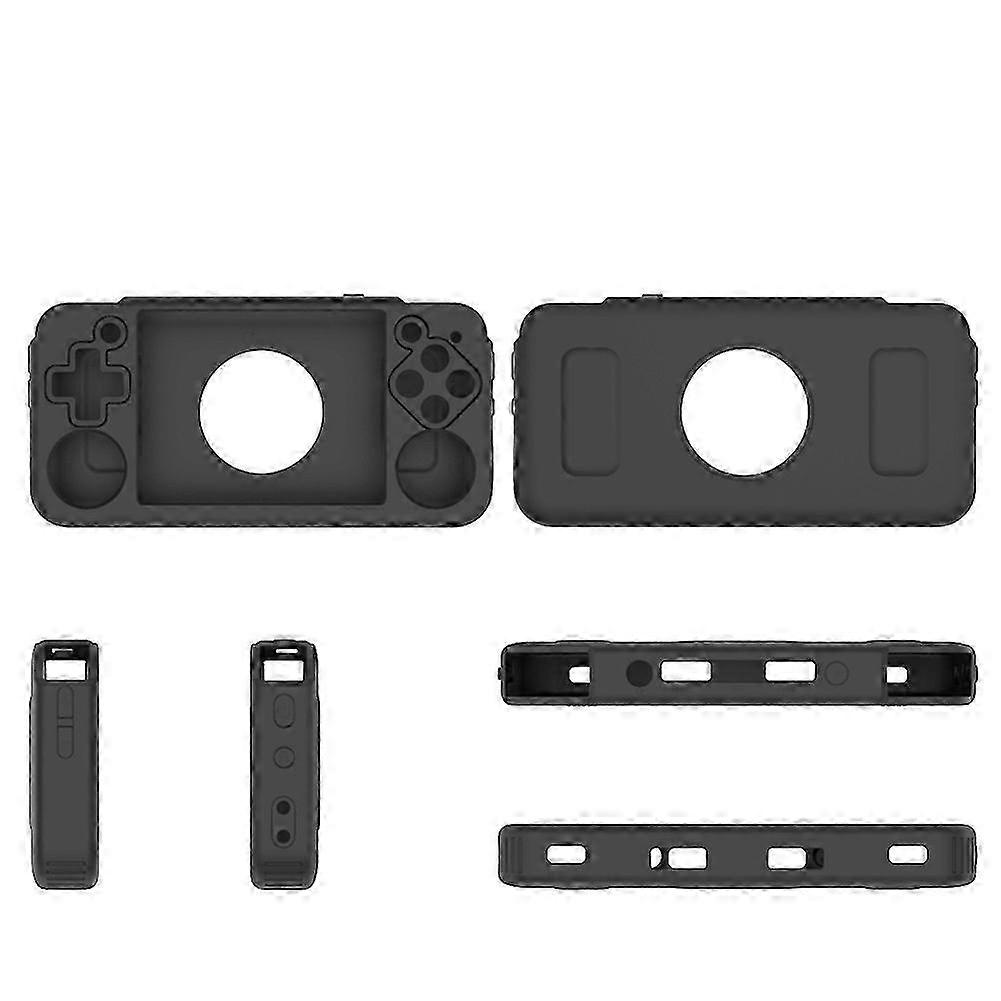 Game Console Protective Case compatible withRG35XX H Open Source Handheld Console Silicone Protective Case,A