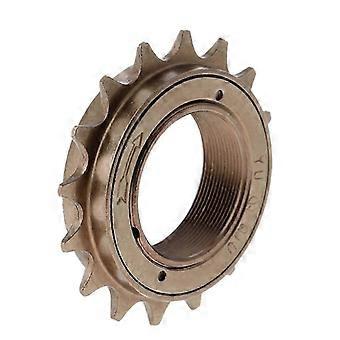 16T 34mm Bicycle Single Speed Freewheel Sprocket Bronze 1/2" x 1/8"