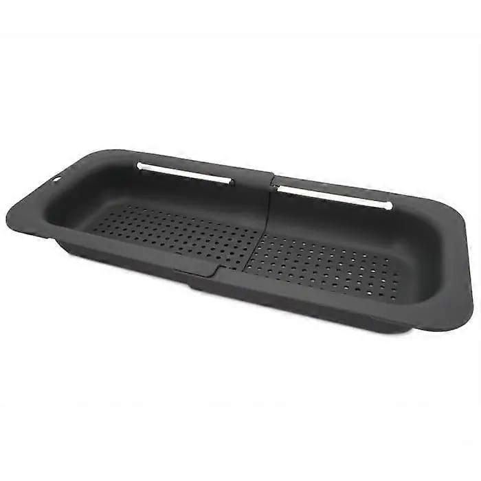 Plastic Extendable Draining Basket - Grey